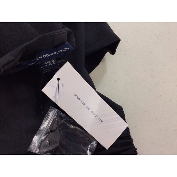 French Connection Black Strapless Dress Womens 4 New - Picture 8 of 10
